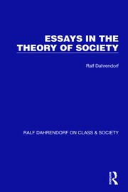 Essays in the Theory of Society book cover