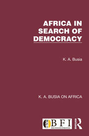 Africa in Search of Democracy book cover