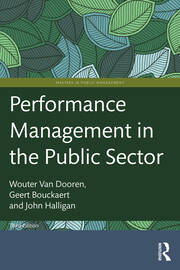 Performance Management in the Public Sector book cover