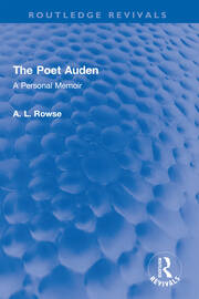 The Poet Auden: A Personal Memoir book cover