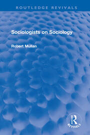 Sociologists on Sociology book cover
