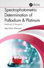 Spectrophotometric Determination of Palladium & Platinum: Methods & Reagents book cover