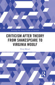 Criticism After Theory from Shakespeare to Virginia Woolf book cover