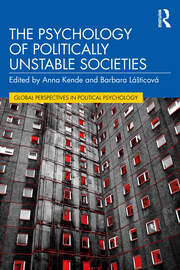 The Psychology of Politically Unstable Societies book cover