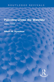 Palestine Under the Mandate: 1920-1948 book cover