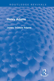 Henry Adams book cover