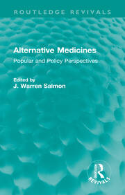 Alternative Medicines: Popular and Policy Perspectives book cover