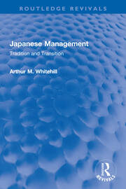 Japanese Management: Tradition and Transition book cover