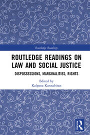 Routledge Readings on Law and Social Justice: Dispossessions, Marginalities, Rights book cover