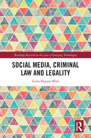 Social Media, Criminal Law and Legality book cover