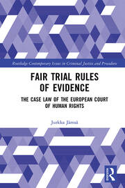 Fair Trial Rules of Evidence: The Case Law of the European Court of Human Rights book cover