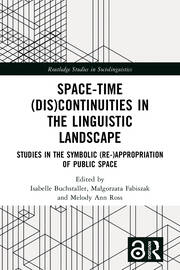 Space-Time (Dis)continuities in the Linguistic Landscape: Studies in the Symbolic (Re-)appropriation of Public Space book cover