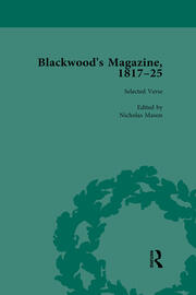 Blackwood's Magazine, 1817-25, Volume 1: Selections from Maga's Infancy book cover