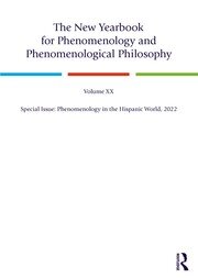 The New Yearbook for Phenomenology and Phenomenological Philosophy: Volume 20, Special Issue: Phenomenology in the Hispanic World, 2022 book cover
