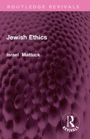 Jewish Ethics book cover