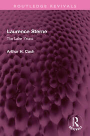 Laurence Sterne: The Later Years book cover
