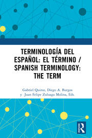 Terminología del español: el término / Spanish Terminology: The Term book cover