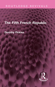The Fifth French Republic book cover