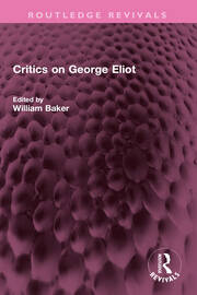 Critics on George Eliot book cover