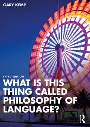 What is this thing called Philosophy of Language? book cover