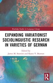 Expanding Variationist Sociolinguistic Research in Varieties of German book cover