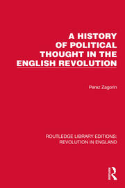 A History of Political Thought in the English Revolution book cover