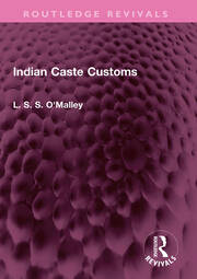 Indian Caste Customs book cover