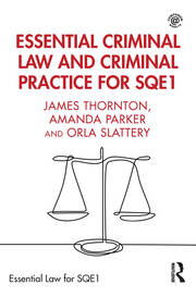 Essential Criminal Law and Criminal Practice for SQE1 book cover