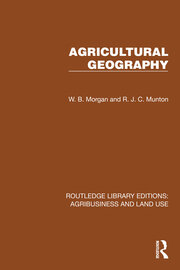Agricultural Geography book cover
