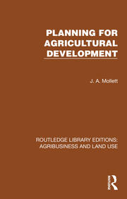 Planning for Agricultural Development book cover