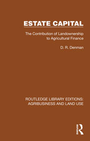 Estate Capital: The Contribution of Landownership to Agricultural Finance book cover