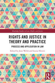 Rights and Justice in Theory and Practice: Process and Application in Law book cover
