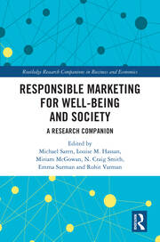 Responsible Marketing for Well-being and Society: A Research Companion book cover