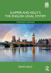Slapper and Kelly's The English Legal System book cover