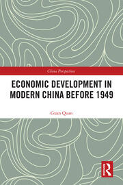 Economic Development in Modern China Before 1949 book cover