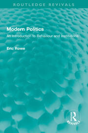 Modern Politics: An Introduction to Behaviour and Institutions book cover