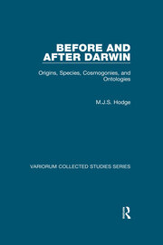 Before and After Darwin: Origins, Species, Cosmogonies, and Ontologies book cover