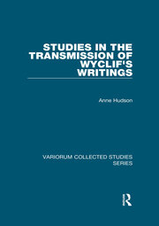 Studies in the Transmission of Wyclif's Writings book cover