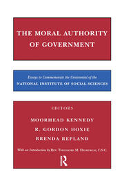 The Moral Authority of Government book cover