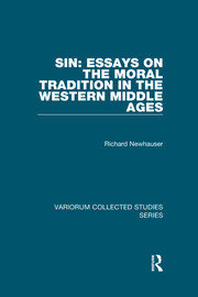 Sin: Essays on the Moral Tradition in the Western Middle Ages book cover