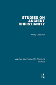 Studies on Ancient Christianity book cover