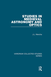 Studies in Medieval Astronomy and Optics book cover