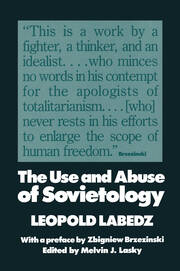 The Use and Abuse of Sovietology book cover