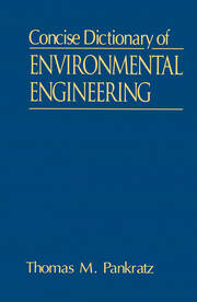 Concise Dictionary of Environmental Engineering book cover