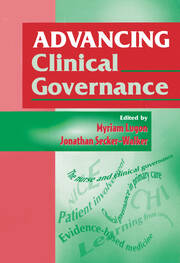 Advancing Clinical Governance book cover