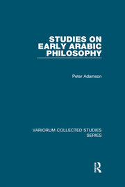 Studies on Early Arabic Philosophy book cover