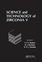 Science and Technology of Zirconia V book cover