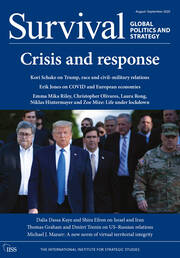 Survival August-September 2020: Crisis and response book cover