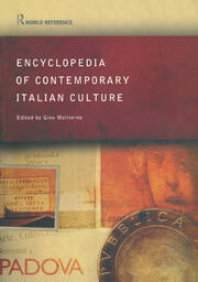 Encyclopedia of Contemporary Italian Culture book cover