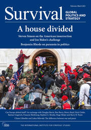 Survival February–March 2021: A House Divided book cover